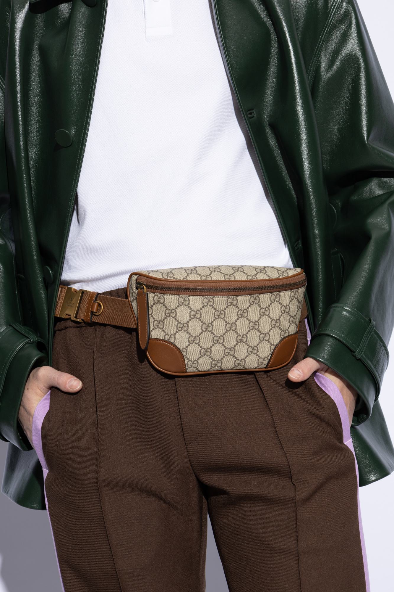 Beige Belt bag GG Emblem Small Gucci - Vitkac Canada